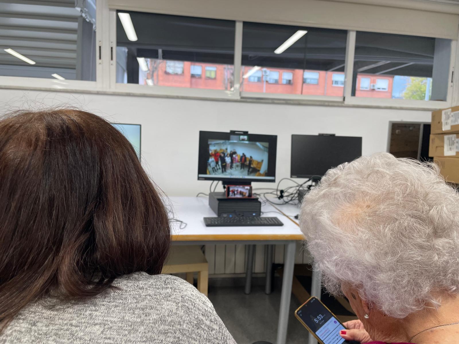 projecte intergeneracional realitzat per Mercè Pla 'educadora social